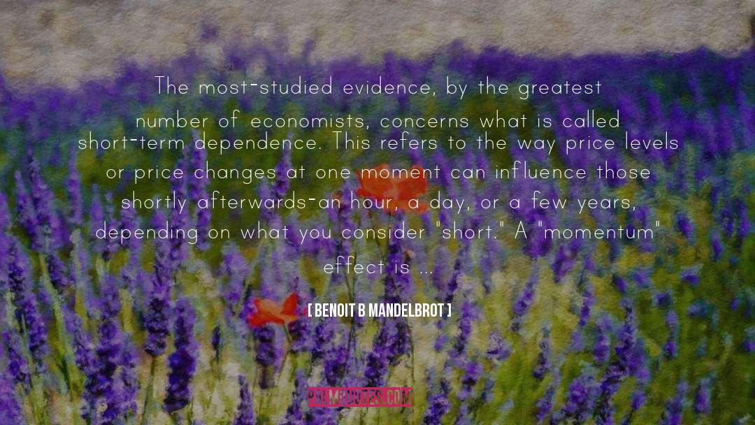 Maternal Influence quotes by Benoit B Mandelbrot