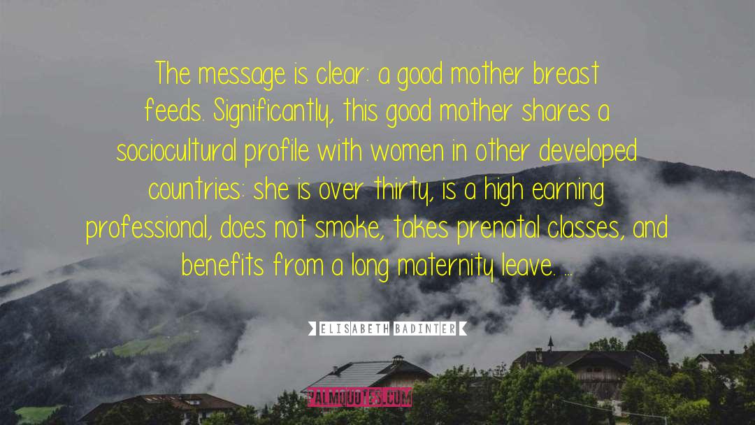 Maternity Leave quotes by Elisabeth Badinter