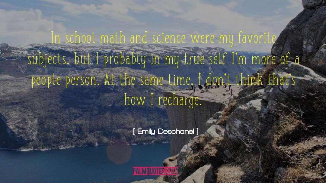 Math And Science quotes by Emily Deschanel