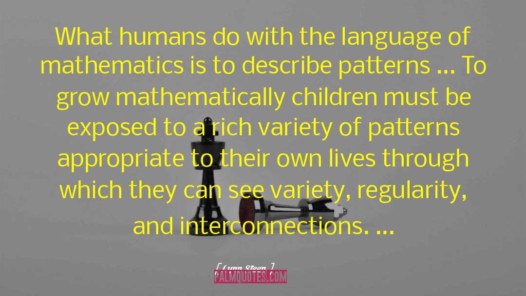 Math Education quotes by Lynn Steen