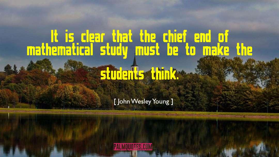 Math Education quotes by John Wesley Young