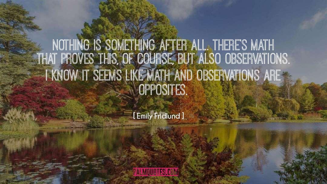 Math Is Hard Quote quotes by Emily Fridlund