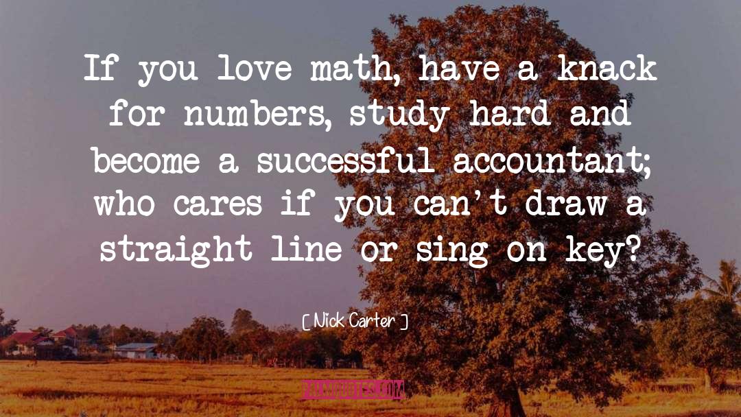 Math Love quotes by Nick Carter