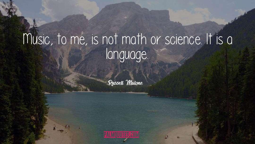 Math quotes by Russell Malone