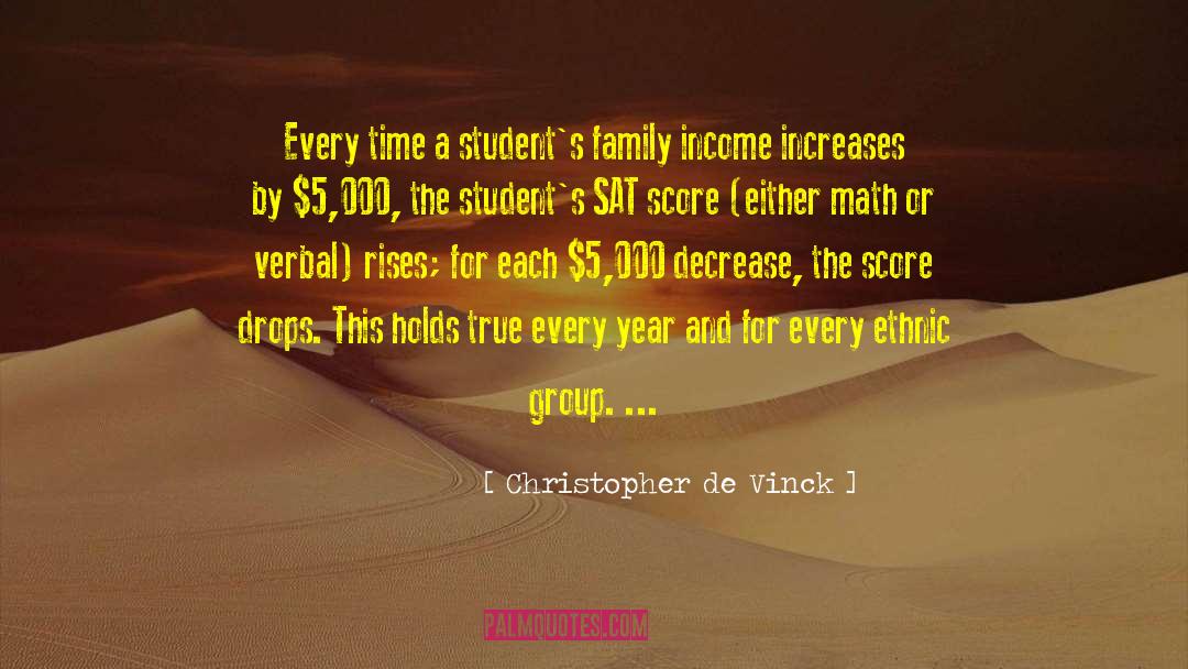 Math Skills quotes by Christopher De Vinck