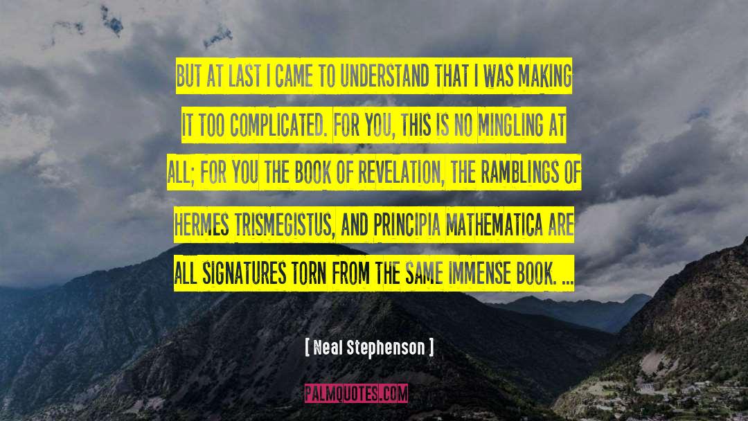 Mathematica quotes by Neal Stephenson