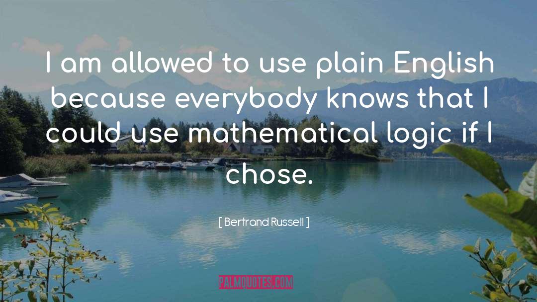 Mathematical Logic quotes by Bertrand Russell