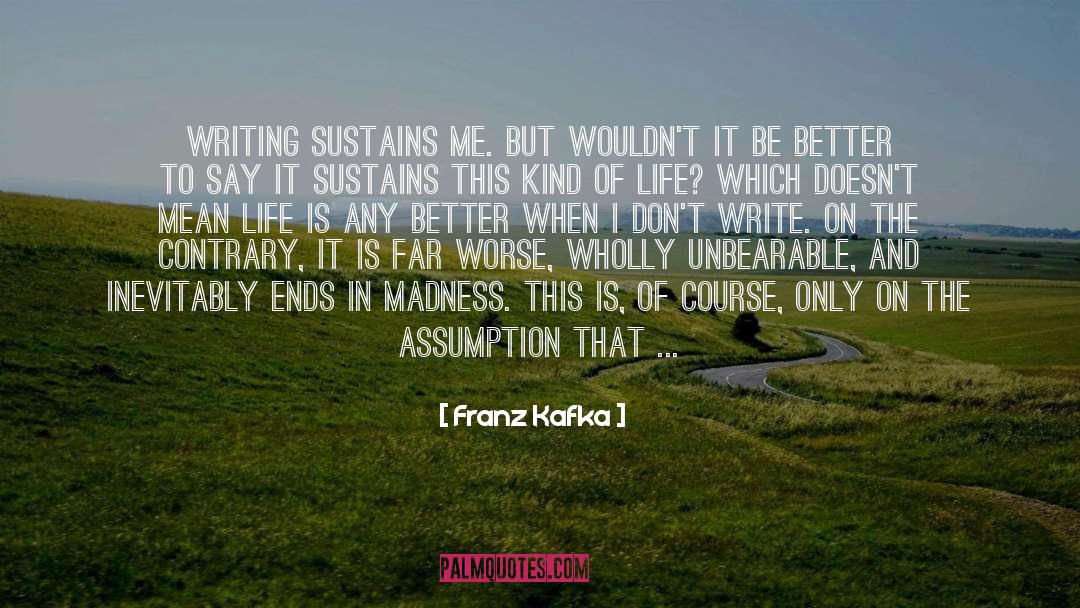 Mathematical Madness quotes by Franz Kafka