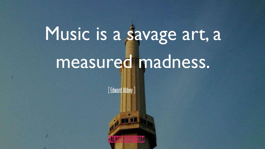 Mathematical Madness quotes by Edward Abbey