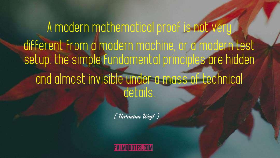 Mathematical Proof quotes by Hermann Weyl