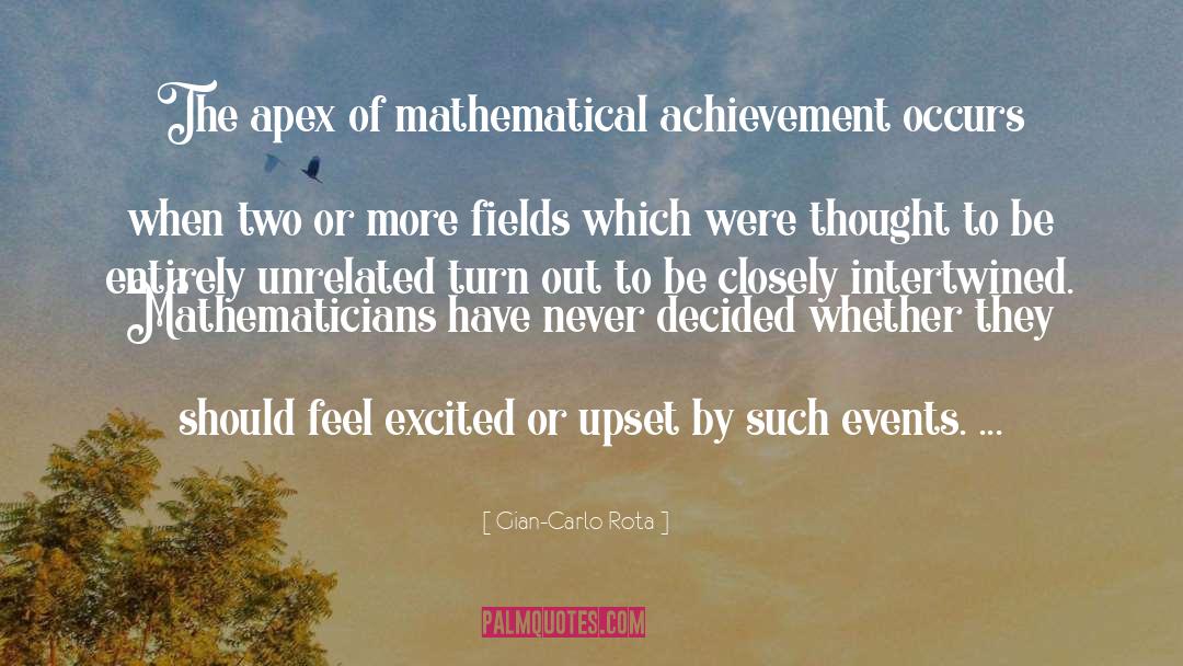 Mathematical quotes by Gian-Carlo Rota