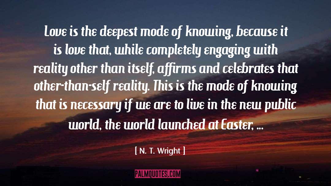 Mathematical Reality quotes by N. T. Wright