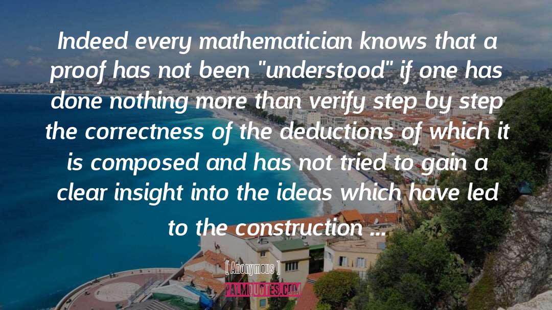 Mathematician quotes by Anonymous