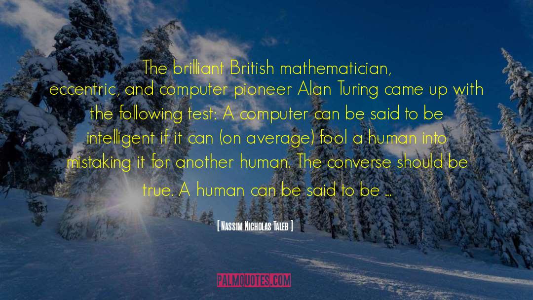 Mathematician quotes by Nassim Nicholas Taleb