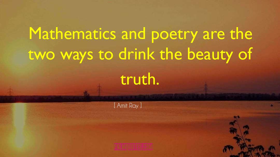 Mathematics And Poetry quotes by Amit Ray