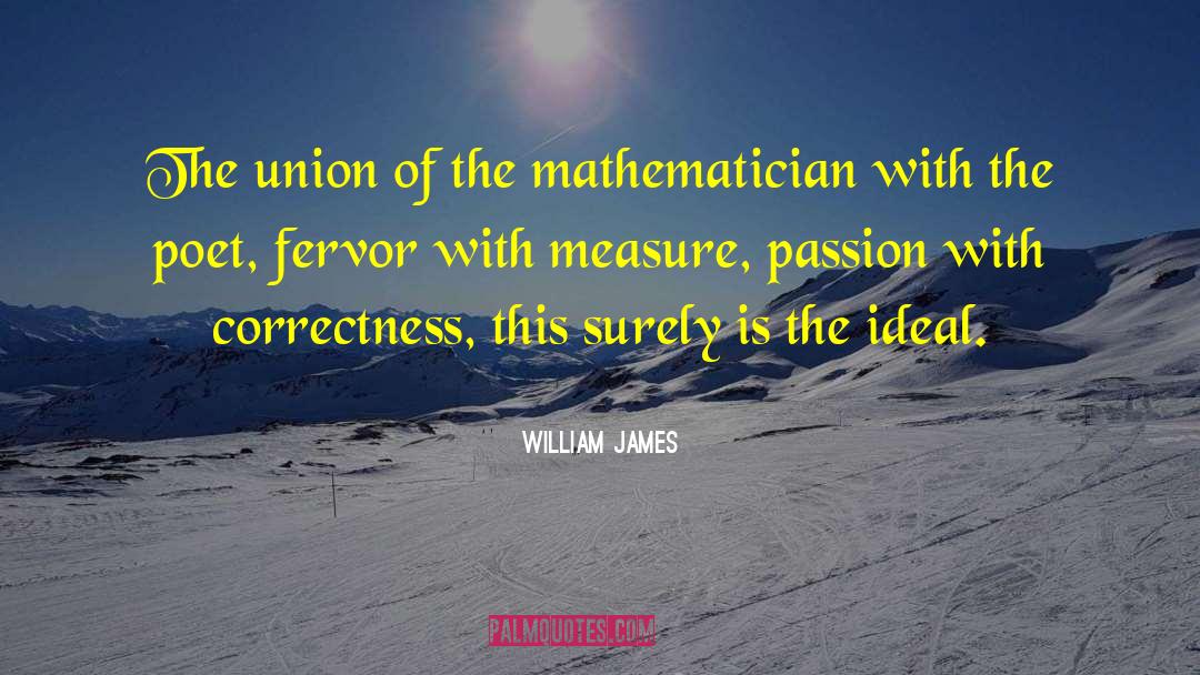 Mathematics By Mathematicians quotes by William James