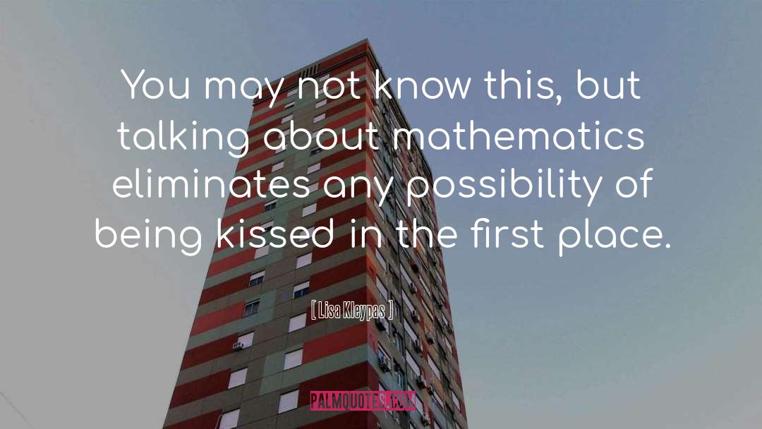 Mathematics quotes by Lisa Kleypas