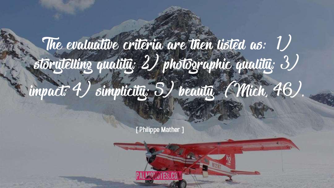 Mather quotes by Philippe Mather