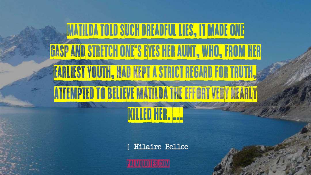 Matilda quotes by Hilaire Belloc