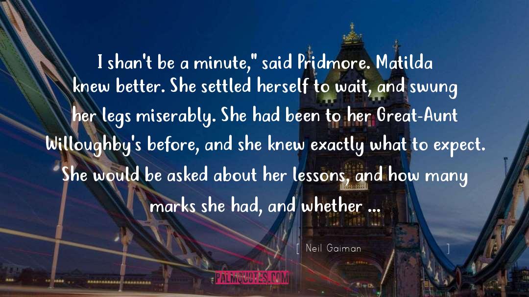 Matilda quotes by Neil Gaiman