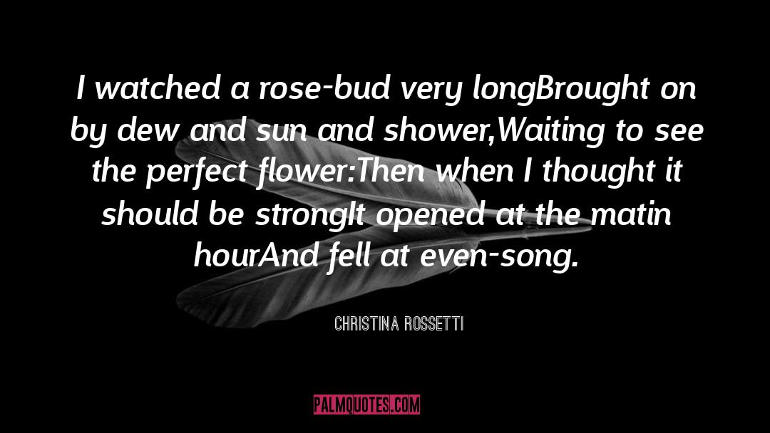 Matin quotes by Christina Rossetti