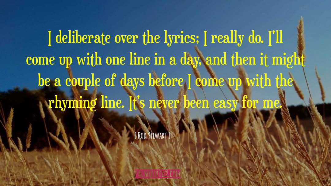 Matisyahu One Day Lyrics quotes by Rod Stewart