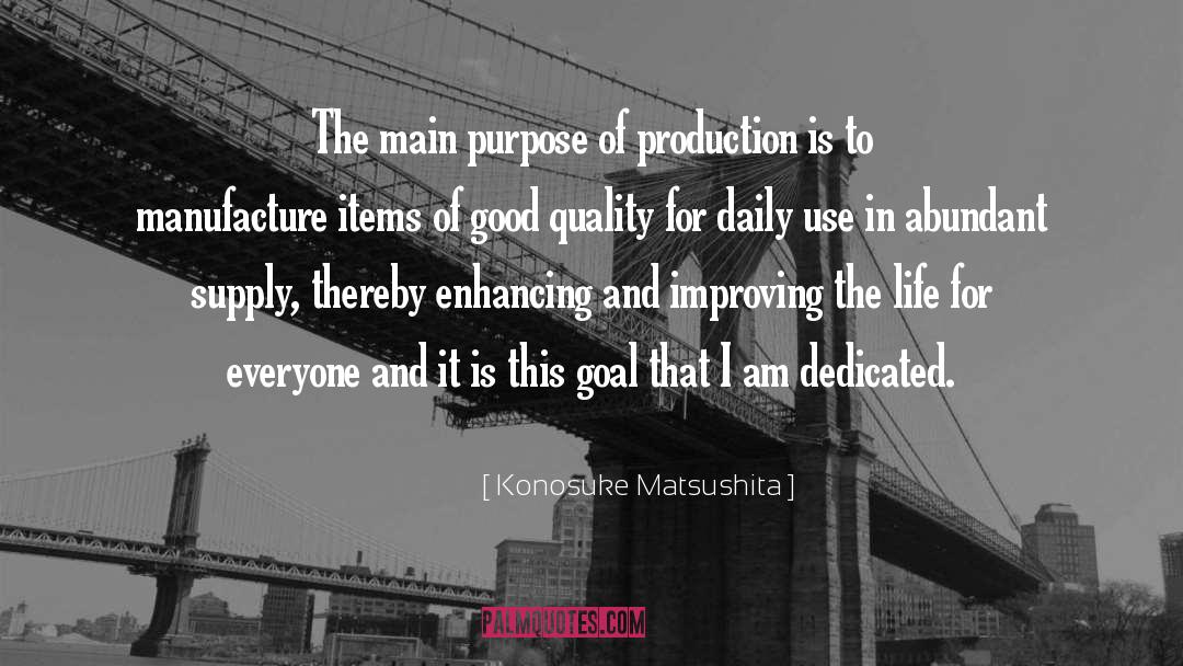 Matsushita Compressor quotes by Konosuke Matsushita