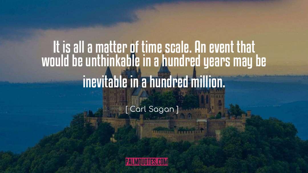 Matter Of Time quotes by Carl Sagan