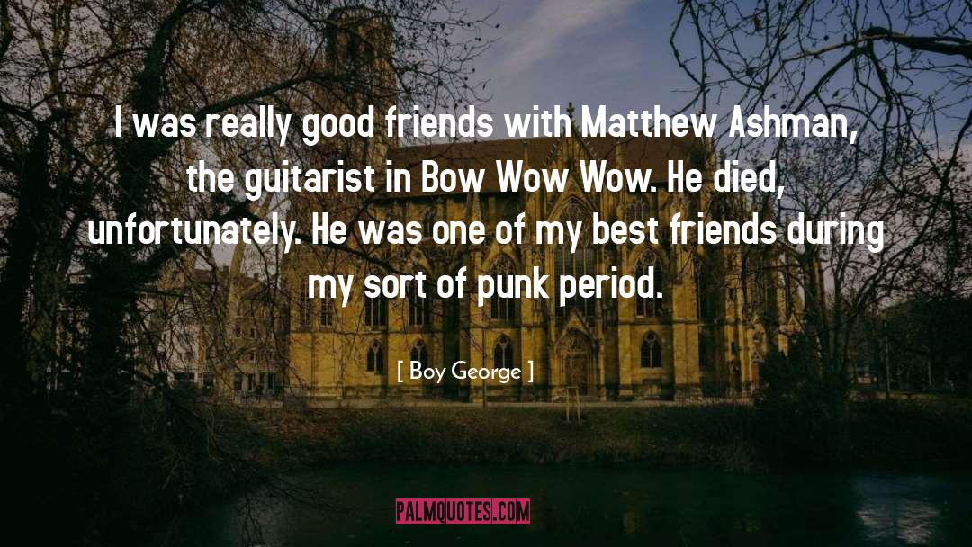 Matthew Murdock quotes by Boy George
