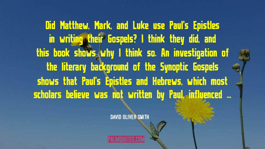 Matthew Paul Turner quotes by David Oliver Smith