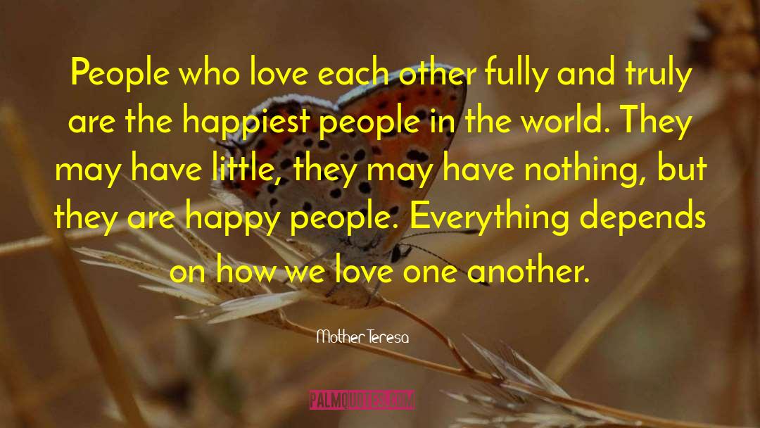 Mature People quotes by Mother Teresa