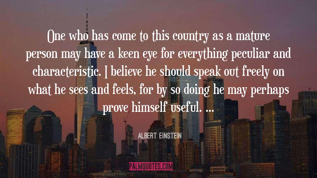 Mature Person quotes by Albert Einstein