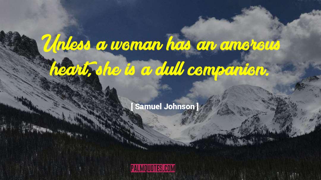 Mature Woman quotes by Samuel Johnson
