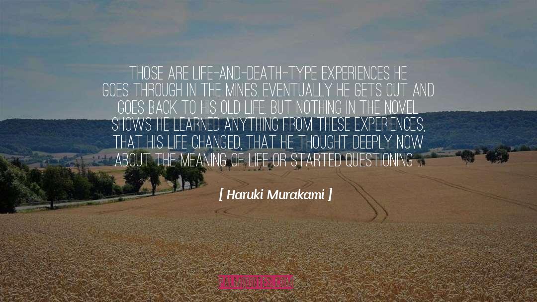 Matured quotes by Haruki Murakami