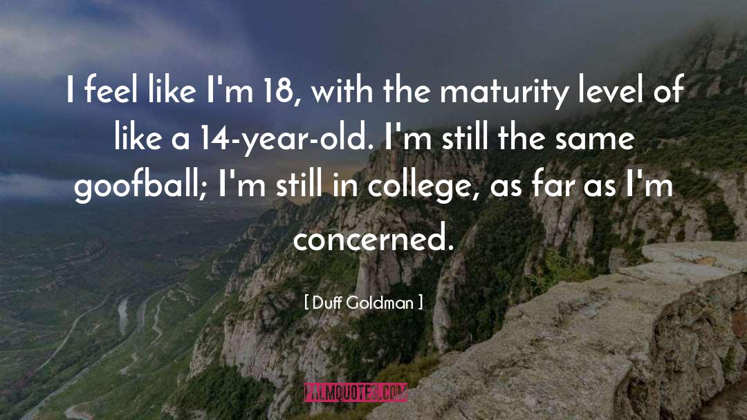 Maturity Level quotes by Duff Goldman