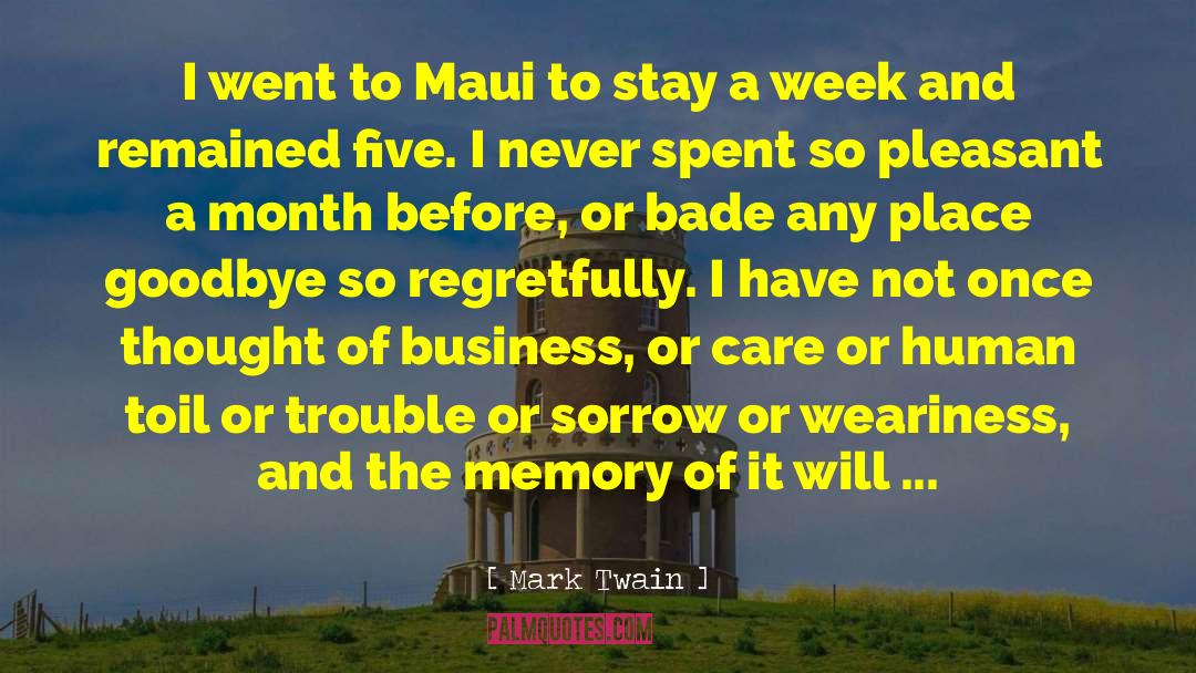 Maui quotes by Mark Twain