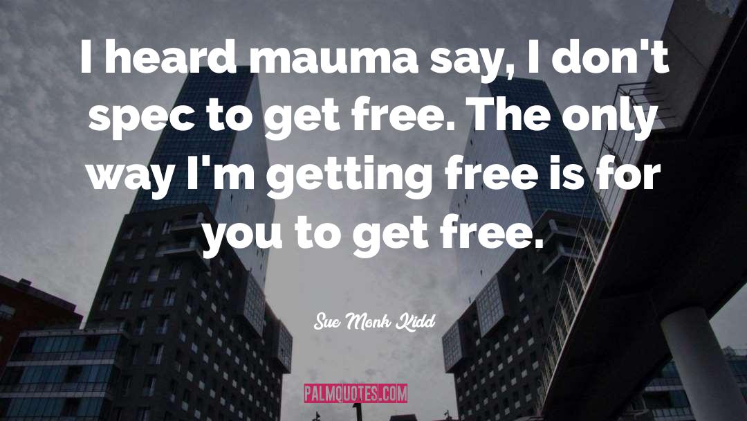 Mauma quotes by Sue Monk Kidd