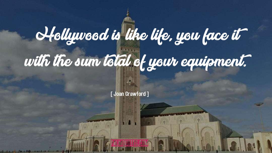 Mausner Equipment quotes by Joan Crawford