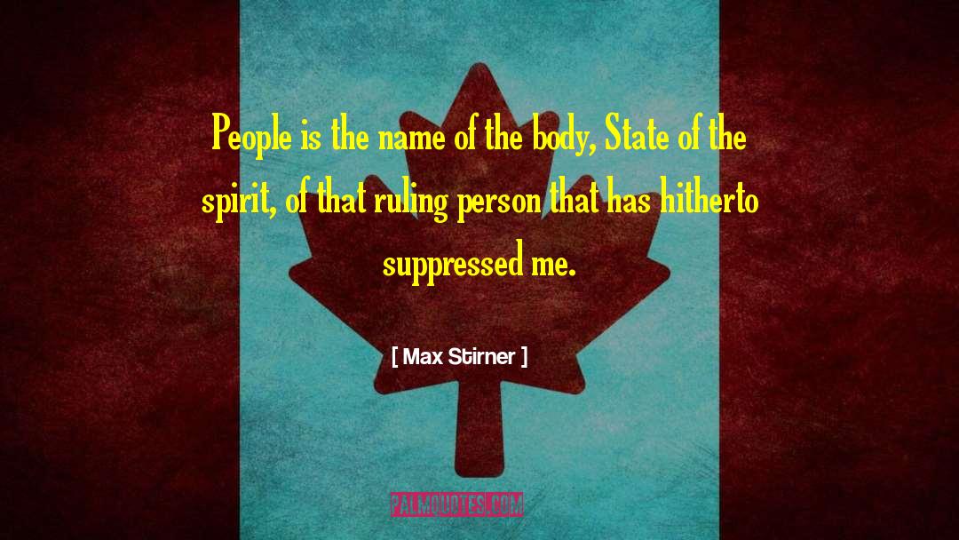 Max Hamby quotes by Max Stirner