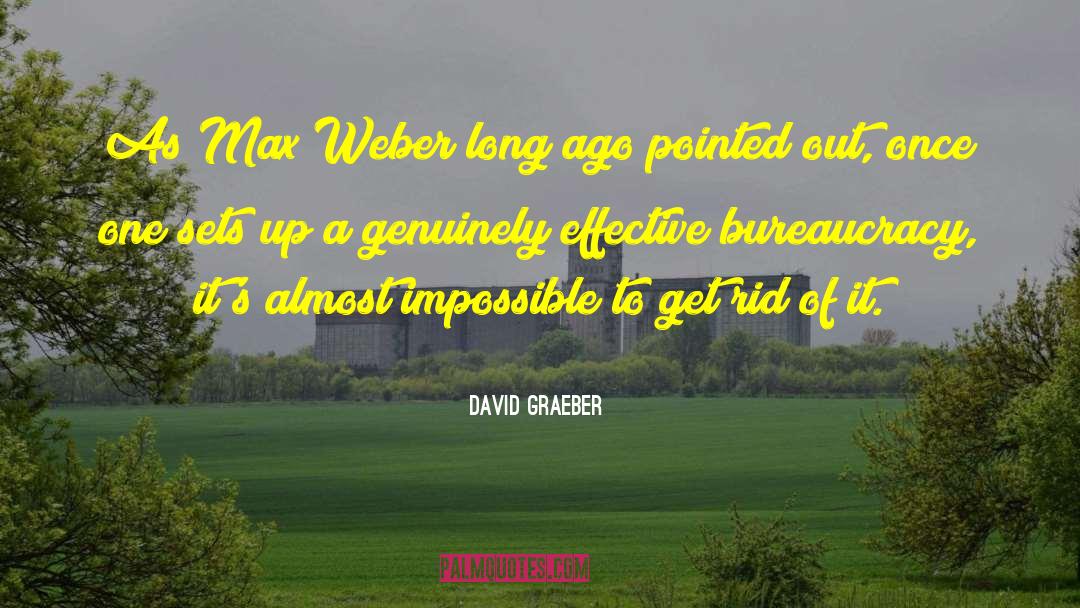 Max Weber quotes by David Graeber