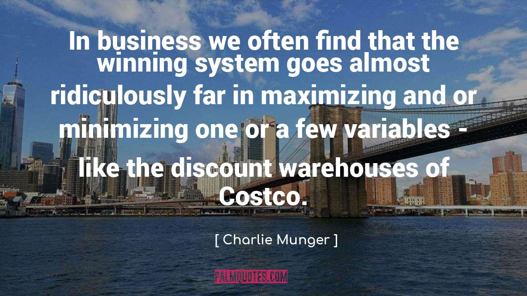 Maximizing quotes by Charlie Munger