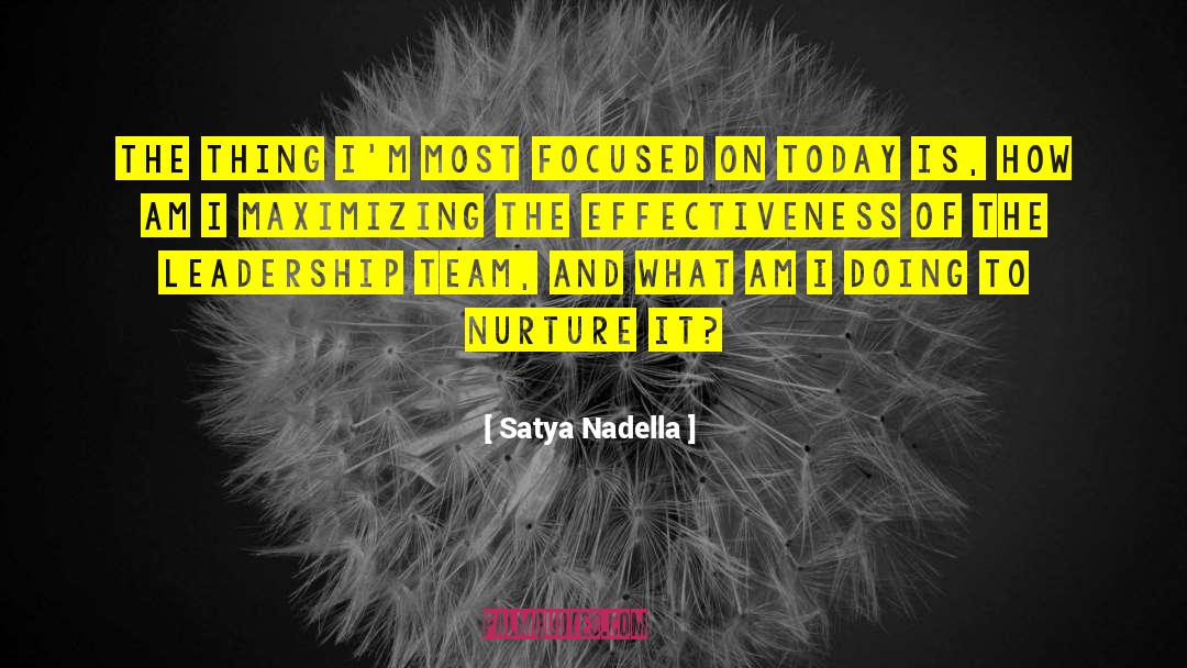 Maximizing quotes by Satya Nadella