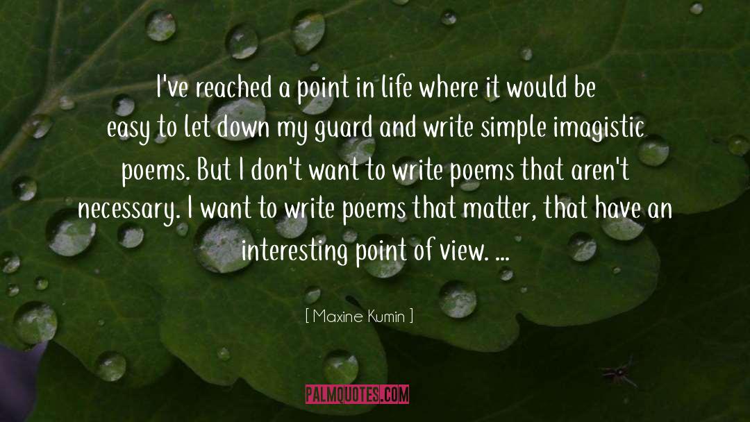 Maxine Sayings quotes by Maxine Kumin