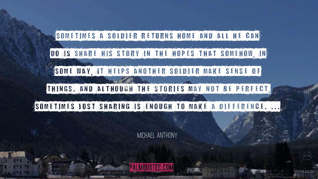 May Not Be Perfect quotes by Michael Anthony
