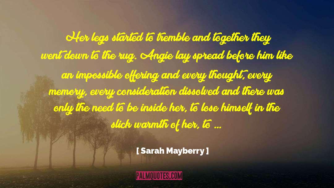 Mayberry quotes by Sarah Mayberry