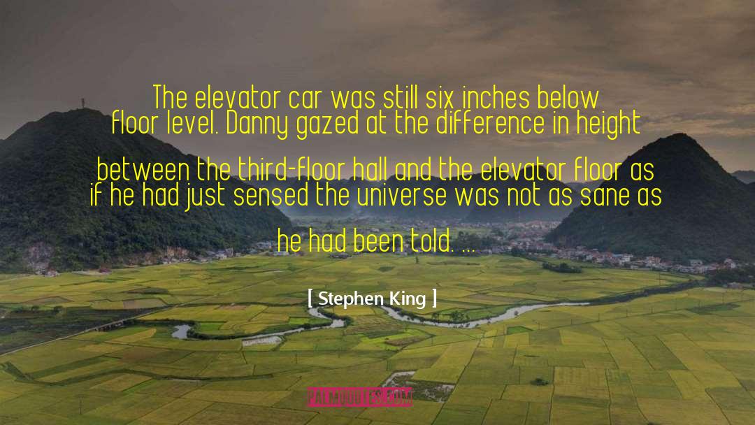 Mayford Elevator quotes by Stephen King