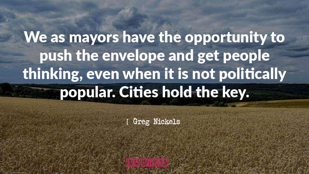 Mayors quotes by Greg Nickels