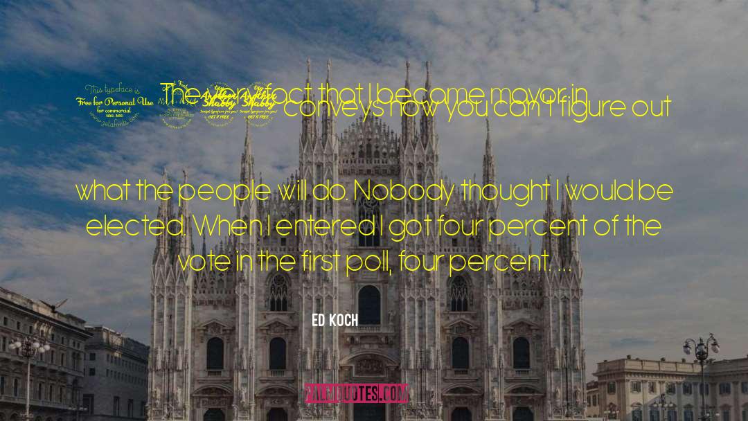 Mayors quotes by Ed Koch