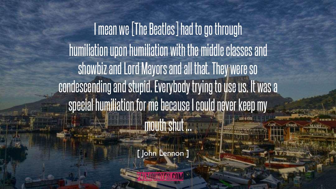 Mayors quotes by John Lennon