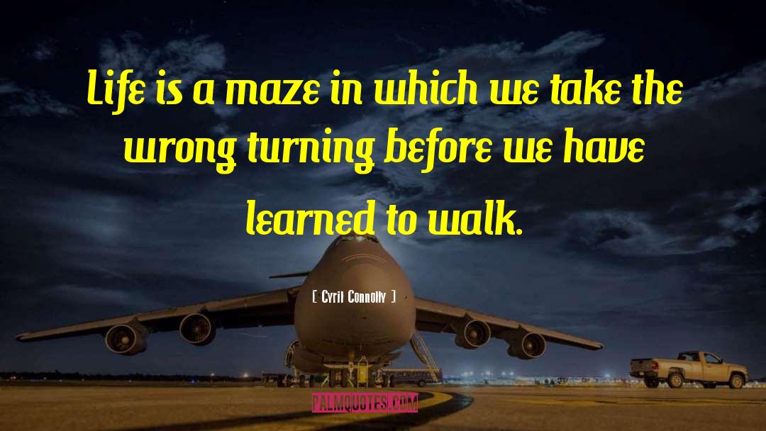 Maze quotes by Cyril Connolly